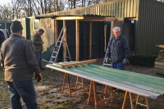 Bouw houtberging